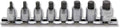 1/4 Sq. Dr. Socket Set  1/8-3/8 Hex Length 25mm  8 pieces