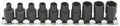 1/4 Sq. Dr. Nut Twister Set  4mm-10mm    10 pieces