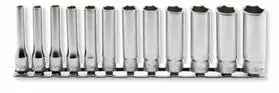 1/4 Sq. Dr. Socket Set  4-14mm 12 point   12 pieces