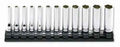 1/4 Sq. Dr. Socket Set  4-14mm 6 point  Z-series 12 pieces