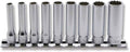 1/4 Sq. Dr. Socket Set  3/16-1/2 12 point   9 pieces