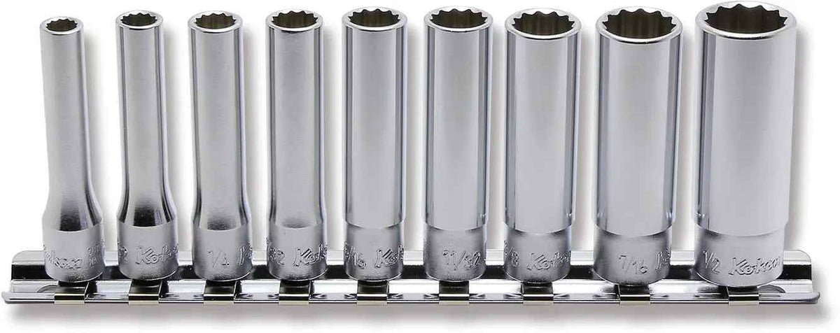 1/4 Sq. Dr. Socket Set  3/16-1/2 12 point   9 pieces