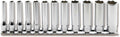 1/4 Sq. Dr. Socket Set  4-14mm Surface   12 pieces