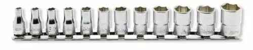 1/4 Sq. Dr. Socket Set  4-14mm 12 point 200mm  12 pieces