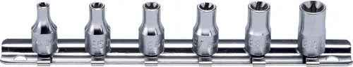 1/4 Sq. Dr. 6 piece TORX® Socket Set E4-E10