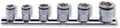 1/4 Sq. Dr. Short NUT GRIP® Socket Set,  7-14mm - 6 pieces