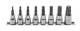 3/8 Sq. Dr. Bit Socket Set  1/8-1/2 Hex 200mm  8 pieces