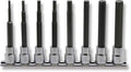 3/8 Sq. Dr. Grip Ring Hex Bit Socket Set, 3mm-12mm -  8 pieces