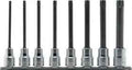 3/8 Sq. Dr. 8 Piece Round Shank TORX® Bit Socket Set T20-T55