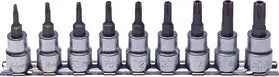 3/8 Sq. Dr. 9 Piece Tamper-Resistant TORX® Bit Socket Set T10H-T50H