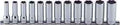 3/8 Sq. Dr. Socket Set  8mm-19mm Surface 300mm  12 pieces