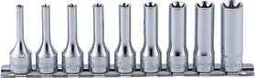 3/8 Sq. Dr. 9 Piece Deep TORX® Socket Set E4-E16