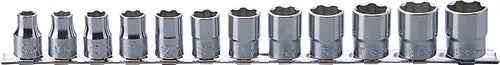 3/8 Sq. Dr. Socket Set  8-19mm Surface 300mm  12 pieces