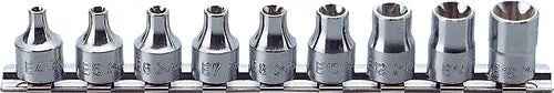 3/8 Sq. Dr. 9 Piece TORX® Socket Set E4-E16