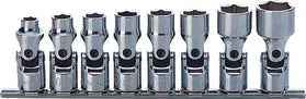 3/8 Sq. Dr. Universal Socket Set  5/16-3/4 6 point 200mm  8 pieces