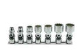 3/8 Sq. Dr. Universal Socket Set Whitworth 1/8-1/2 12 point 200mm  7 pieces