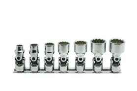 3/8 Sq. Dr. Universal Socket Set Whitworth 1/8-1/2 12 point 200mm  7 pieces