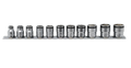 3/8 Sq Dr NUT GRIP® Socket Set 8mm-19mm - 11 piece - RS3450M/11