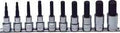 1/2 Sq. Dr. Bit Socket Set  3/16-3/4 Hex 300mm  10 pieces
