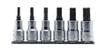 1/2 Sq. Dr. Bit Socket Set XZN M5-M14 Triple Square 150mm  6 pieces