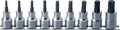 1/2 Sq. Dr. Bit Socket 9 piece TORX® Set  T20-T60