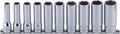1/2 Sq. Dr. Socket Set  3/8-15/16 6 point 300mm  10 pieces