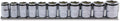 1/2 Sq. Dr. NUT GRIP® Socket Set, - 11 Pieces. 14-24mm - RS4450M/11