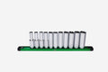 SK Tools USA - 1/2" Drive, 11 Piece, 6 Point, Metric, Deep Chrome Socket Set - Ridge Toolbox