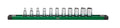 SK Tools USA - 1/4" Drive, 11 Piece, 6 Point, Metric, Standard Chrome Socket Set - Ridge Toolbox