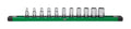 SK Tools USA - 1/4" Drive, 11 Piece, 6 Point, SAE, Standard Chrome Socket Set - Ridge Toolbox