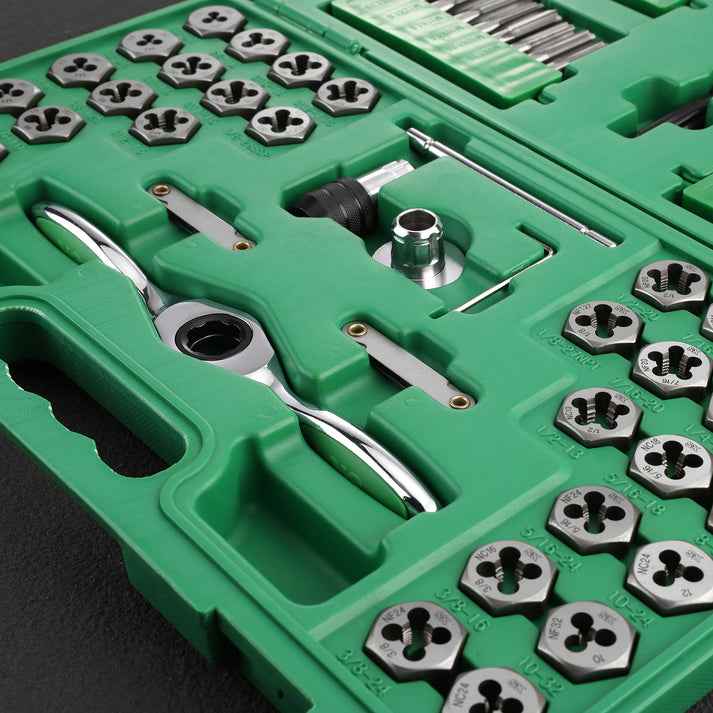 SK Tools USA - 75 Piece Ratcheting Tap and Die Set, #SK01520 - Ridge Toolbox