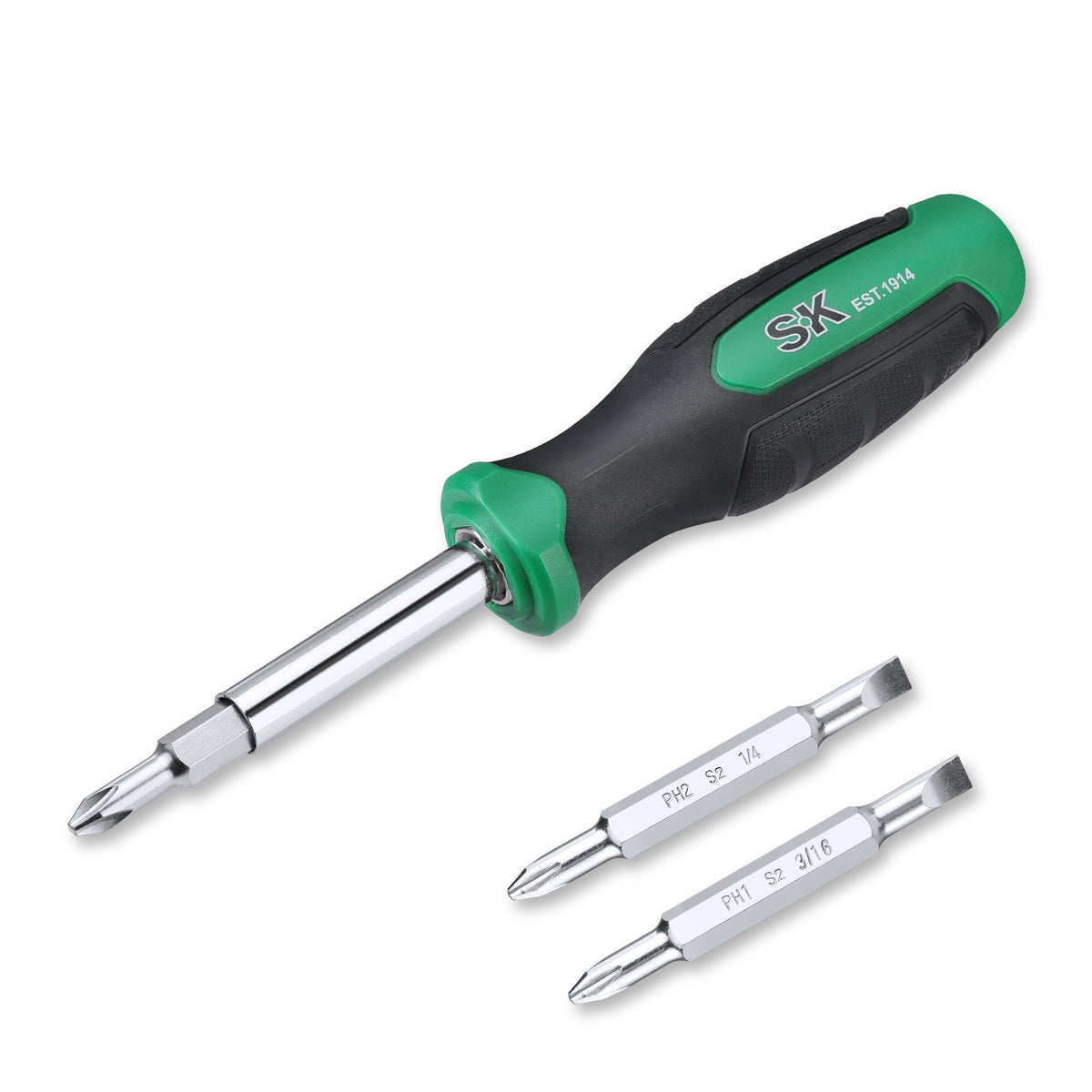 SK Tools USA - 6-in-1 Screwdriver - Ridge Toolbox