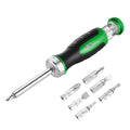 SK Tools USA - 7-in-1, 216-Position Reversible Ratcheting Screwdriver - Ridge Toolbox