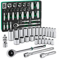 SK Tools USA - 30 Piece 3/8" Drive, 6 Point, Standard & Deep, SAE Chrome Socket Set - Ridge Toolbox