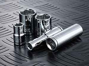 SK Tools USA - 52 Piece 1/2" Drive, 6 Point, Standard & Deep, SAE & Metric Chrome Socket Set - Ridge Toolbox