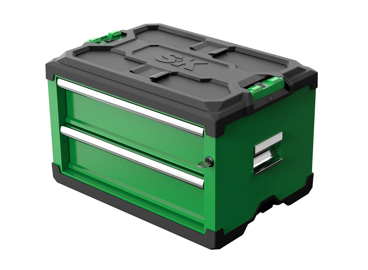 Revolutionize Your Organization with the SK Tools USA Modular Tool Box - 2-Drawer Steel Storage Solution - Ridge Toolbox