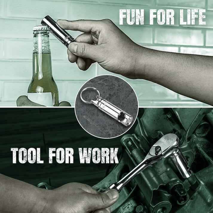 SK Tools USA - Socket Bottle Opener Keychain, #SK03443 - Ridge Toolbox