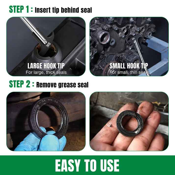 SK Tools USA - Seal Puller with 2 Extra Blades, #SK03482 - Ridge Toolbox