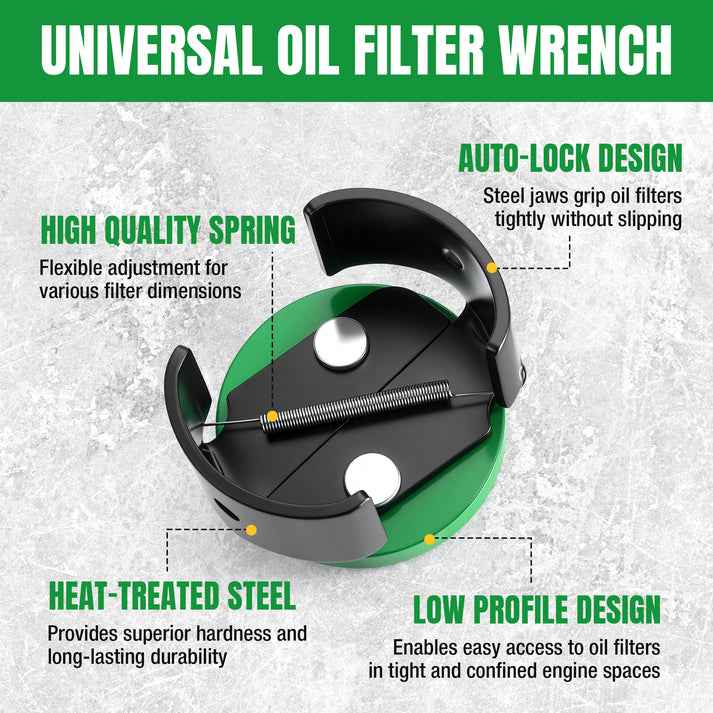 SK Tools USA - Adjustable Oil Filter Wrench, #SK03484 - Ridge Toolbox