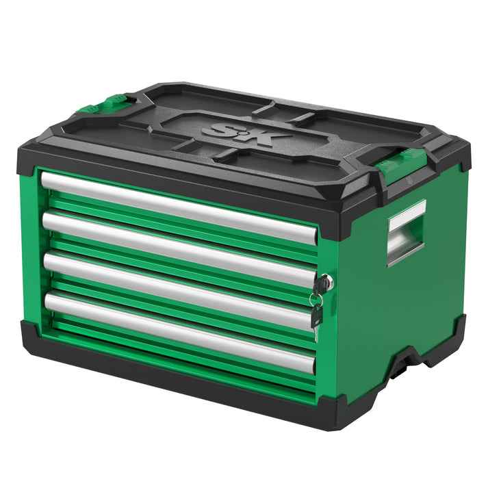 SK Tools USA - Modular Stackable Storage Toolbox, 4-Drawer, #SK03146 - Ridge Toolbox