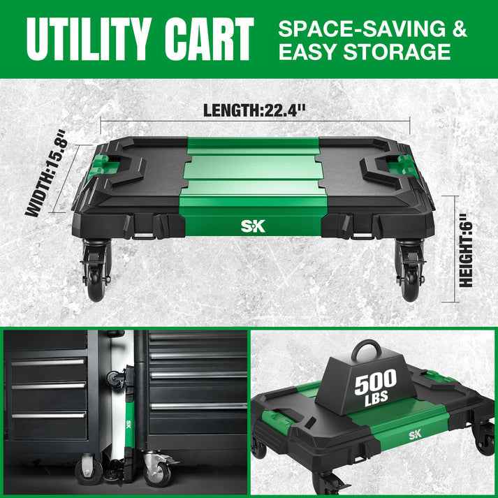SK Tools USA - Multi-Purpose Utility Cart, #SK03147 - Ridge Toolbox