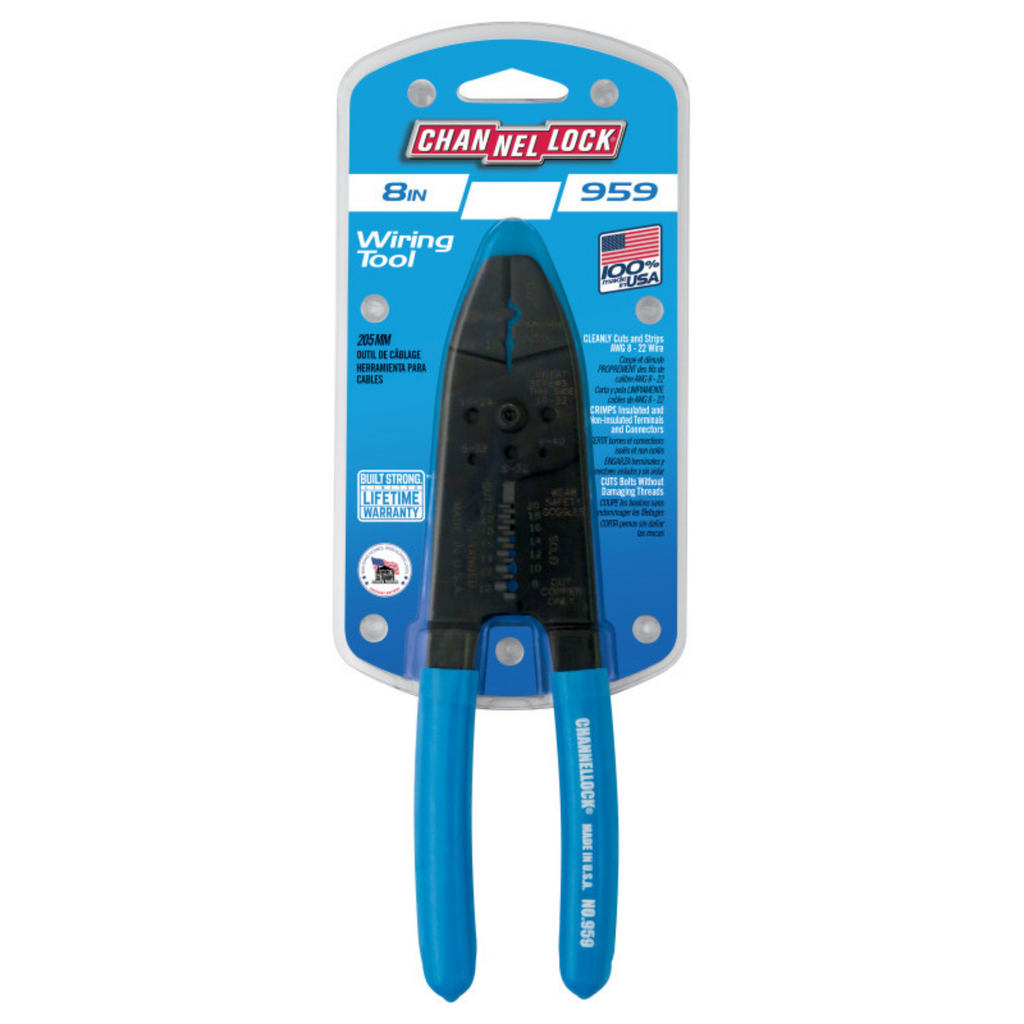 Channellock 8-Inch Wire Stripper: Precision and Comfort in Every Cut