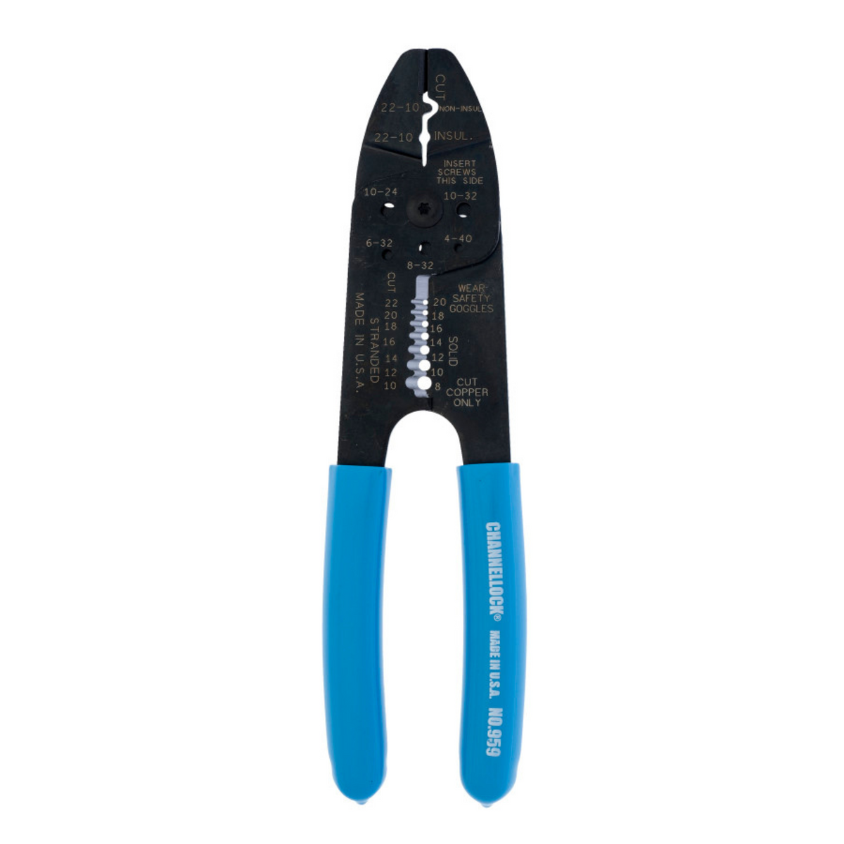 Channellock 8-Inch Wire Stripper: Precision and Comfort in Every Cut