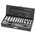 Channellock 18pc 3/8" Metric Drive Socket Set