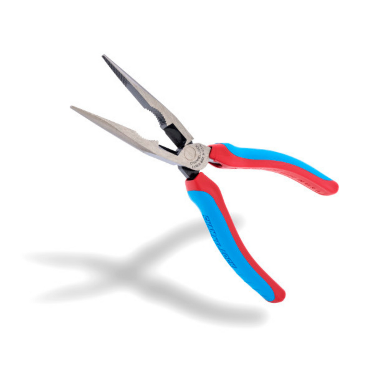 Channellock 8-Inch CODE BLUE® XLT™ Combination Long Nose Pliers with Cutter - Ridge Toolbox
