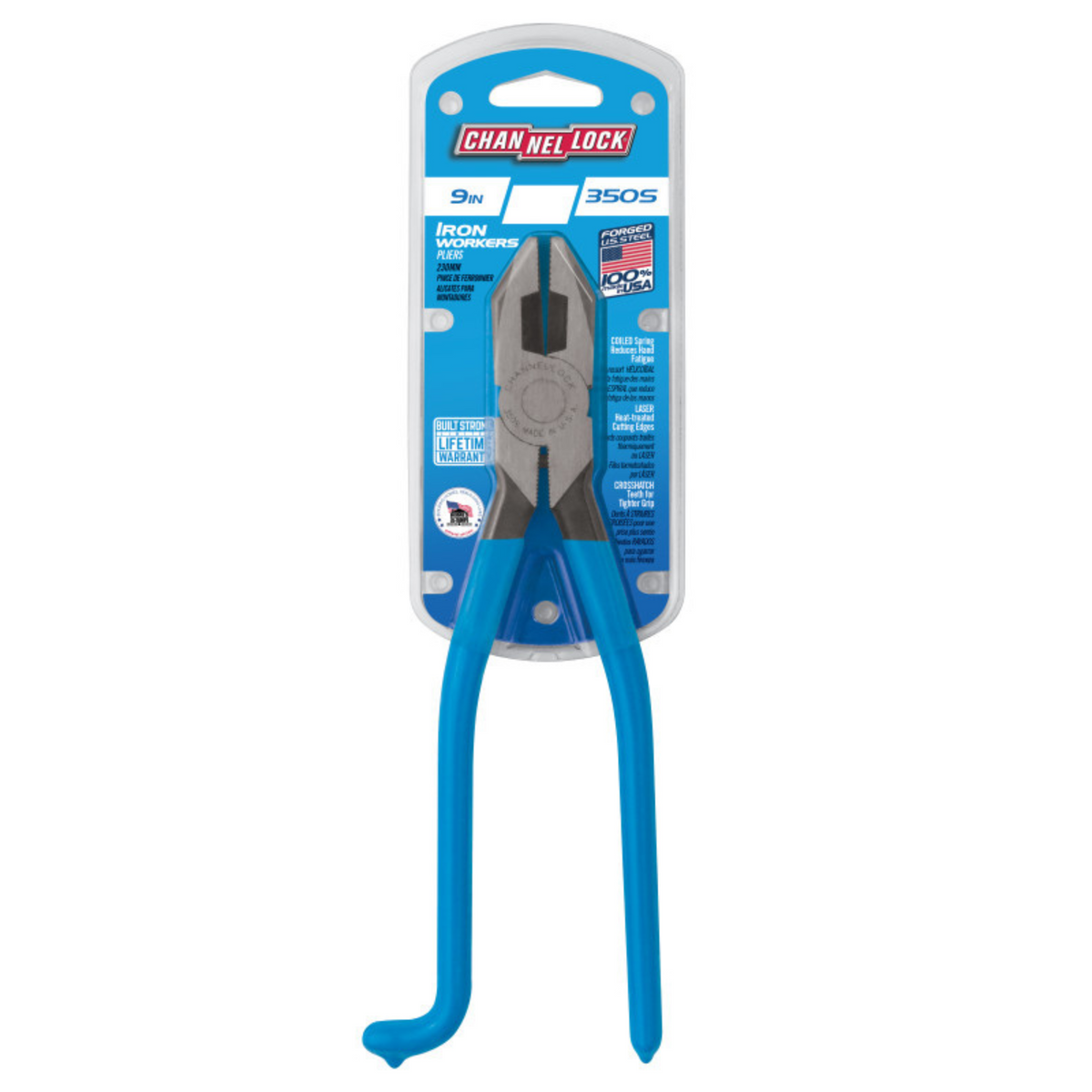 Channellock Ironworker's Pliers - 9-Inch Precision and Durability - Ridge Toolbox