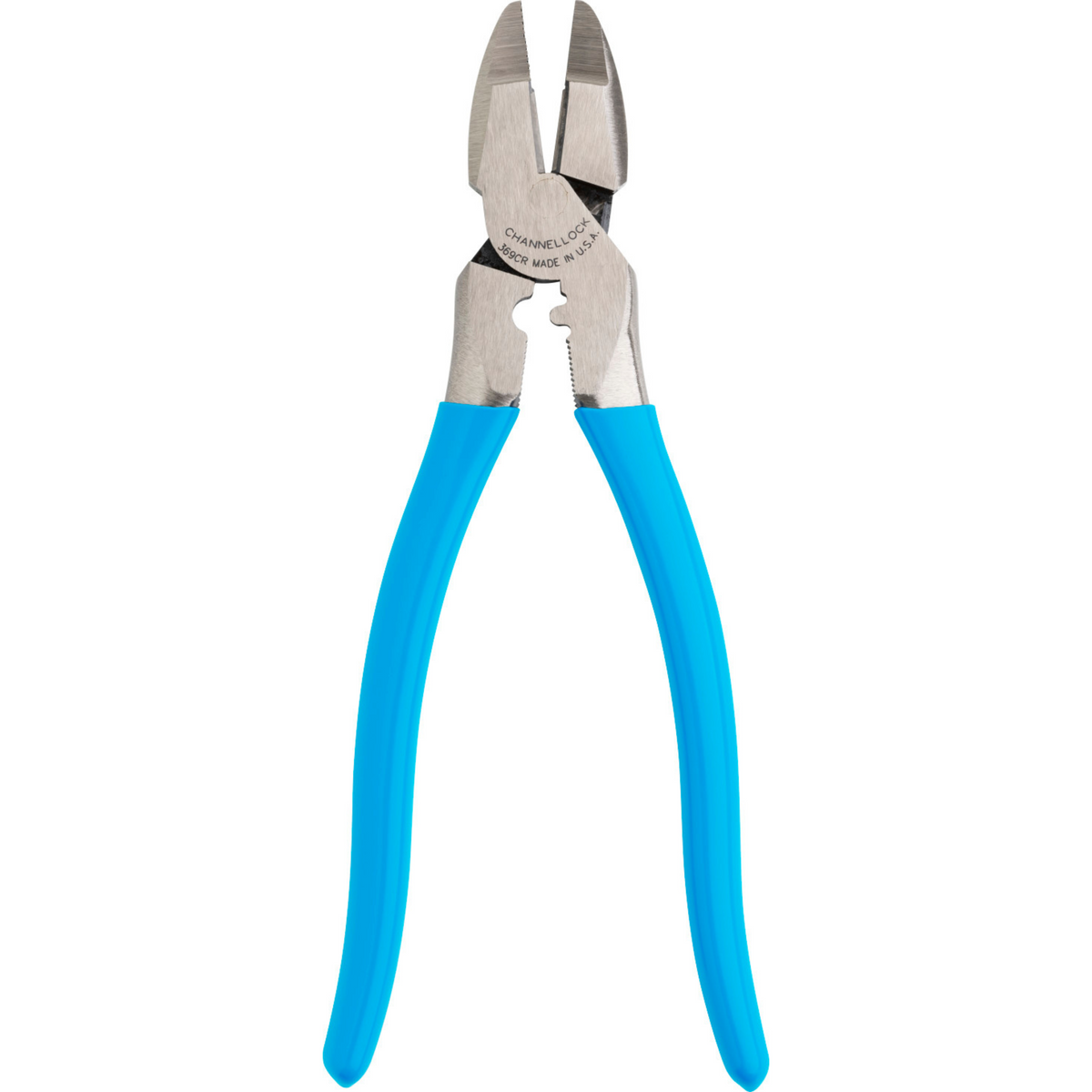 Channellock Linemen Pliers 9.5-Inch XLT Round Nose with Crimper - Ridge Toolbox