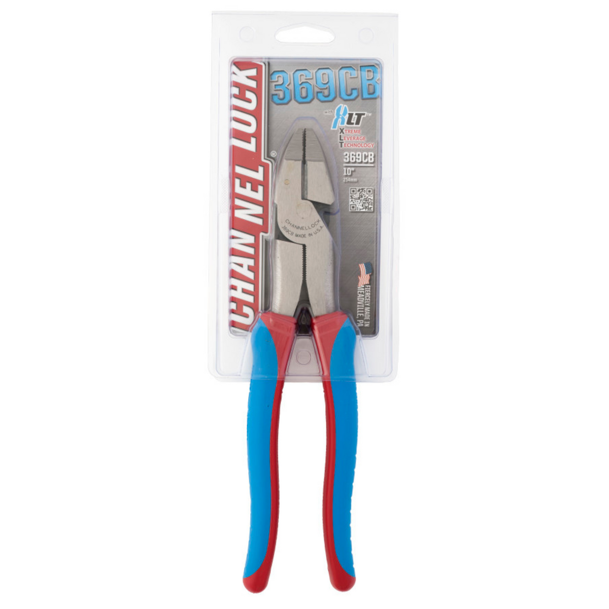 Channellock Round Nose Pliers 9.5-Inch CODE BLUE XLT for Linemen - Ridge Toolbox