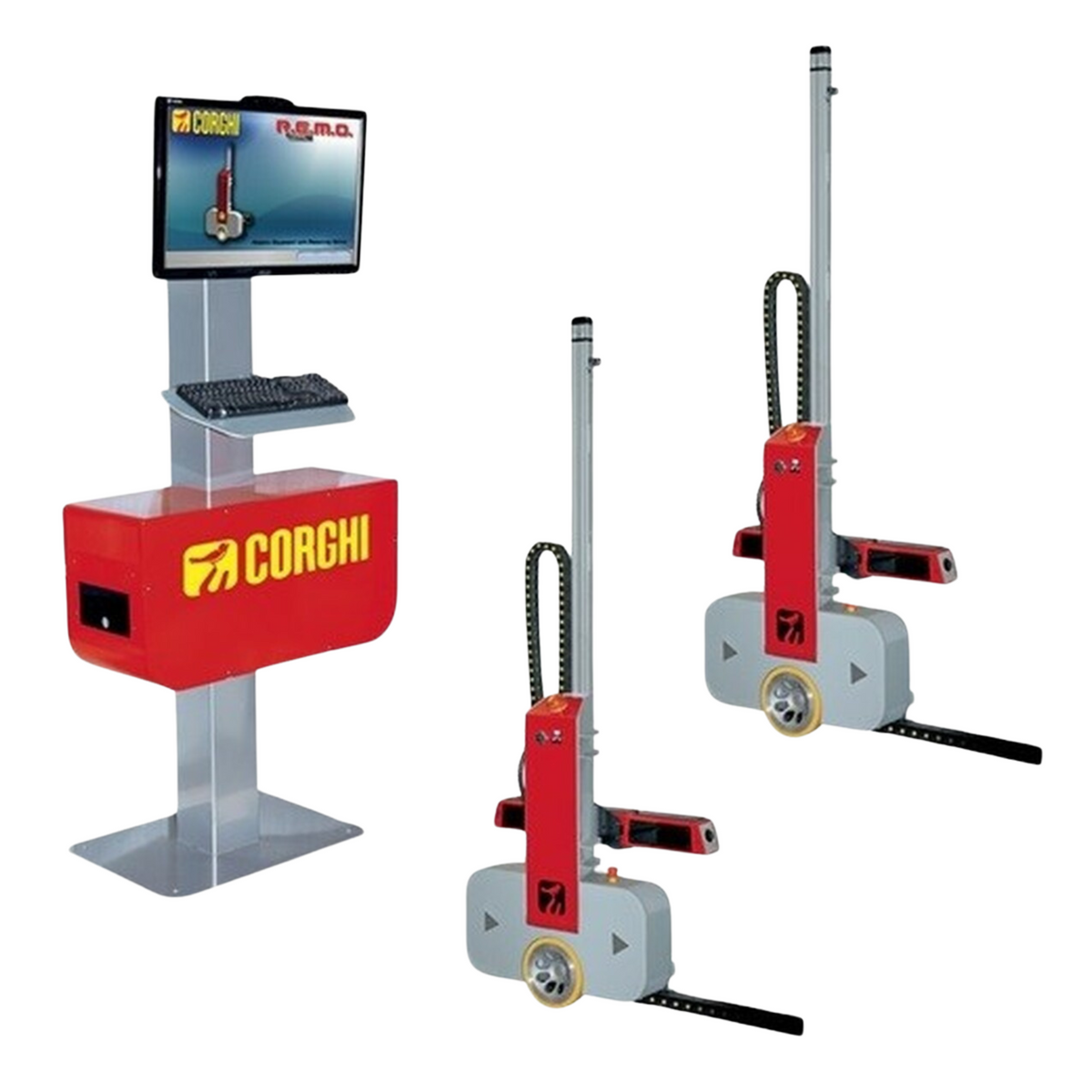 Corghi USA REMO Compact Touchless Wheel Alignment System - Ridge Toolbox