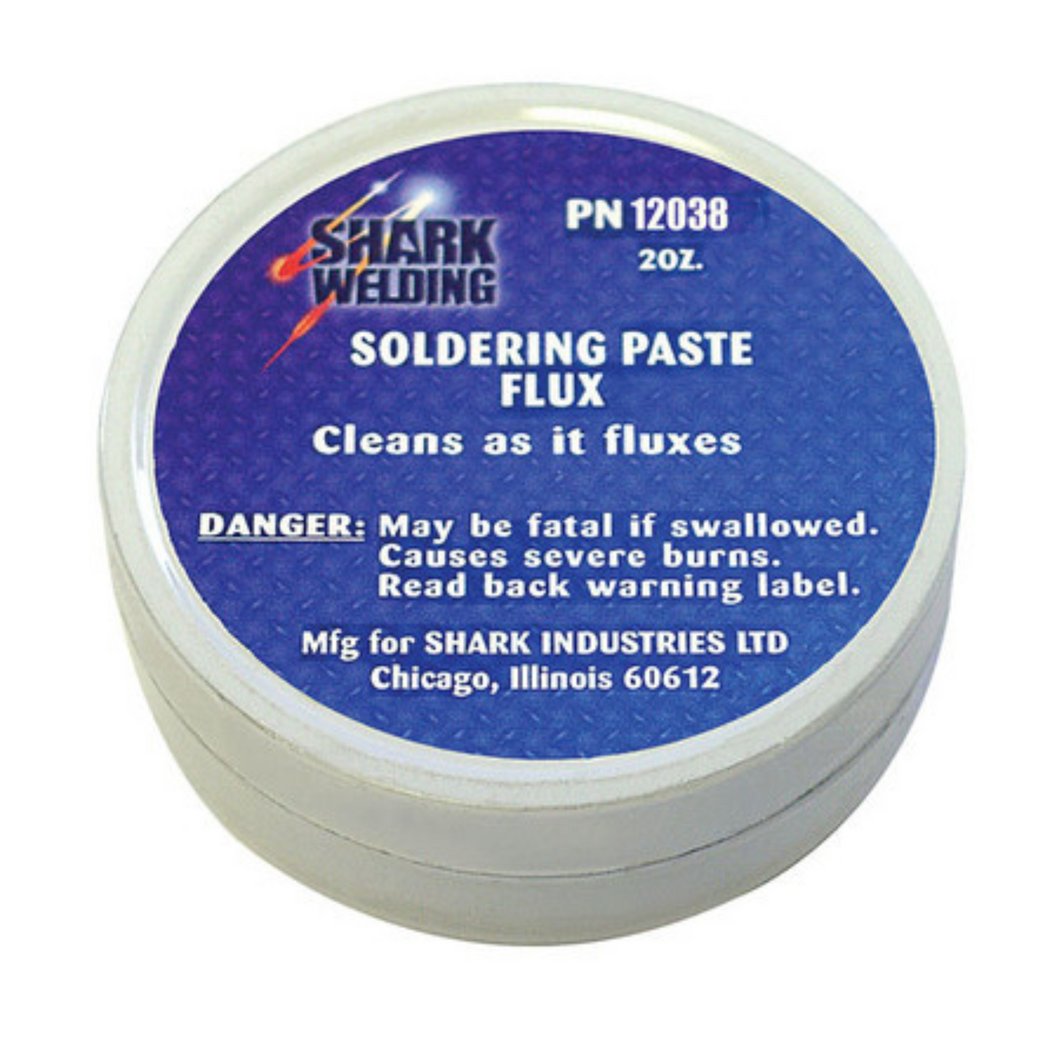 Shark Industries - Soldering Paste Flux - 2 Oz. - Ridge Toolbox